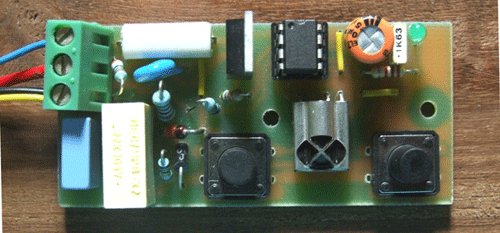 Fig. 1. Remote Controlled Fan Regulator With Timer - Assembled