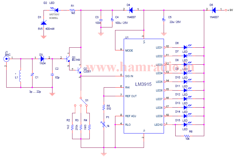 Fig. 2 Figure 2. Circuit diagram of NSH FSM. (Originally published in Elektor Electronics, December 2000 edition. Copyright Elektor International Media, www.elektor.com)