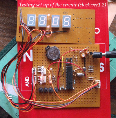 Fig. 1 Clock test setup.