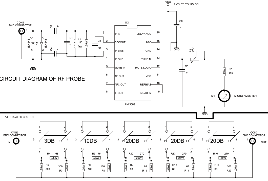 Fig. 1 Circuit Diagram of Keyer