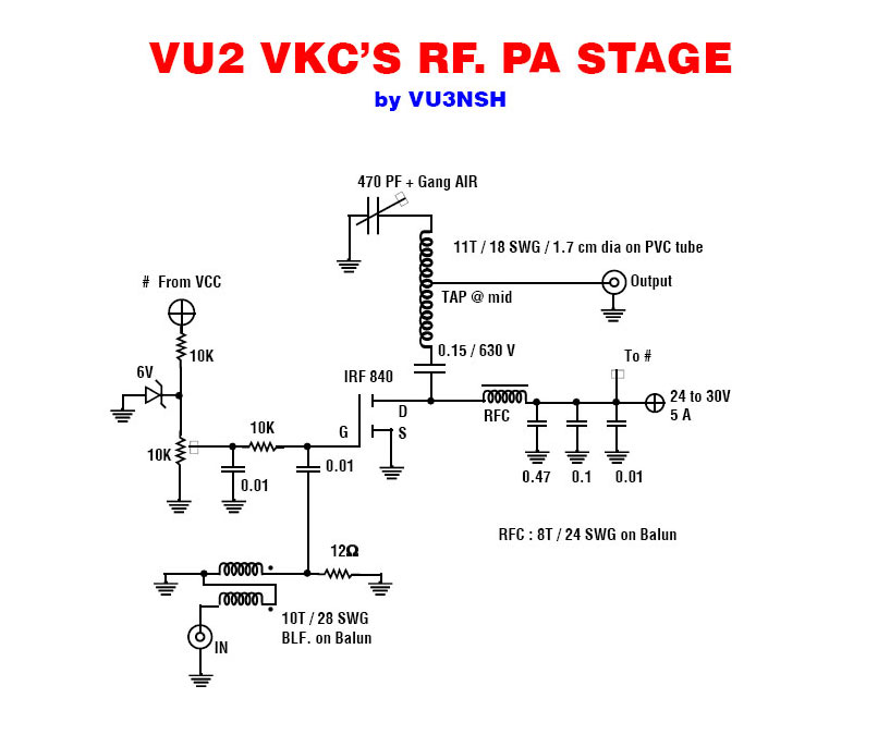 Fig. 3 VU2VKC's RF power amplifier stage.