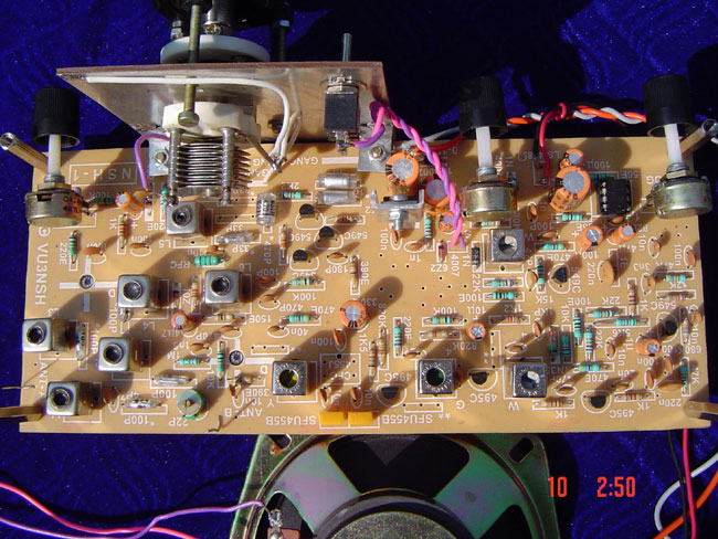 Fig. 2 ‘NSH-1’ Assembled Prototype 7MHz AM/SSB/CW Receiver